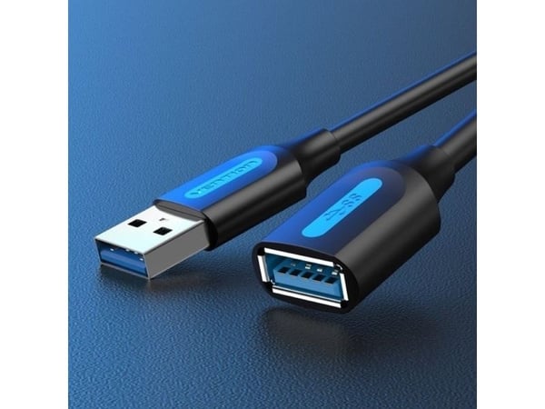 Vention USB 3.0 Plug Extension Cable Ventilation CBHBH 2 m svart PVC