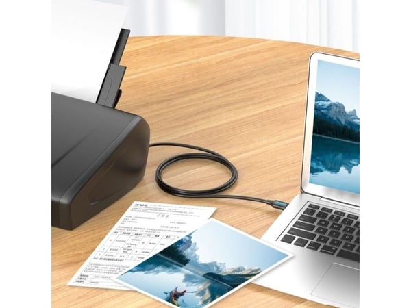 USB-kabel Vention USB-A till USB-B 3 m svart (COQBI)