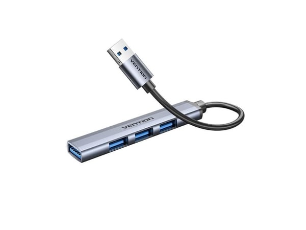 Vention CKO - Hub - 4-in-1, mini - 1 x SuperSpeed USB 3.0 + 3 x USB 2.0 - stasjonær