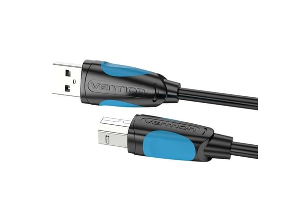 Vention USB-kabelledning for USB 2.0 A med USB-B med Vention VAS-A16-B500 5m czarny PVC