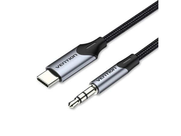 Lydkabelforlenger TRRS 3,5 mm hann til 3,5 mm hunn 1 m Vention BGKHF svart