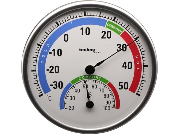 Technoline WA 3050, Innendørs, Temperatur- og fuktighetssensor, Frittstående, -30 - 50 °C, 20 - 100%, °C