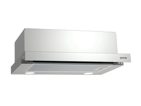 Gorenje BHP523E10X - Panser - teleskopisk - bredde: 50 cm - dybde: 30.5 cm - uttrekking og resirkulering - rustfritt stål