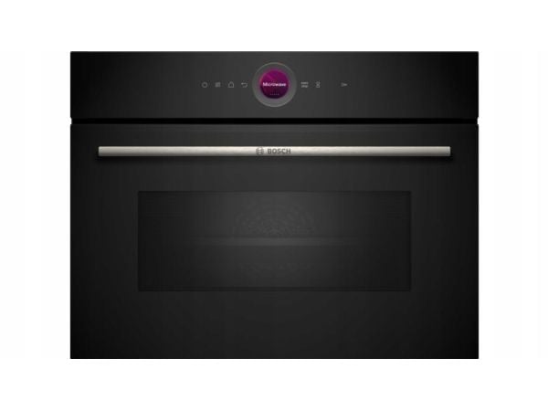 Bosch Serie 8 CEG732XB1, Innebygget, Grill mikrobølge, 36 l, 1000 W, Berøringskontroll, Sort