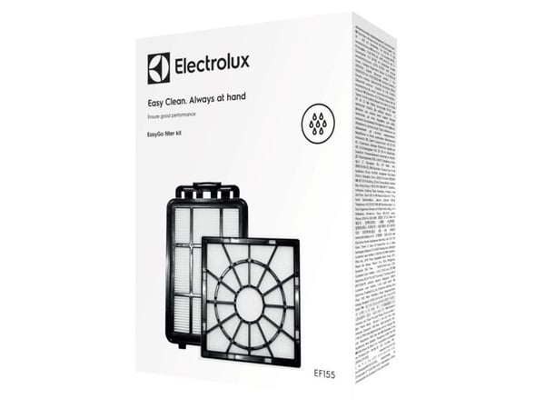 Electrolux EF155, Suodatin, musta, Valkoinen, Laatikko, 2 kpl