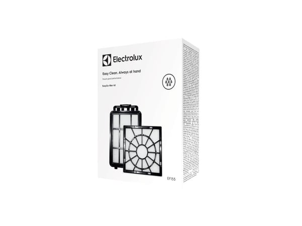 Electrolux EF155, Suodatin, musta, Valkoinen, Laatikko, 2 kpl