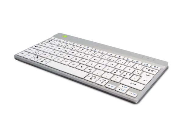 R-Go Tools Compact Break RGOCONDWLWH, Mini, Langallinen, USB, QWERTY, Valkoinen
