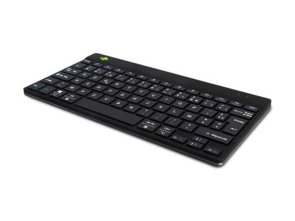 R-Go Tools Compact Break RGOCOFRWLBL, Mini, Bluetooth, Näppäimen saksikytkin, AZERTY, Musta
