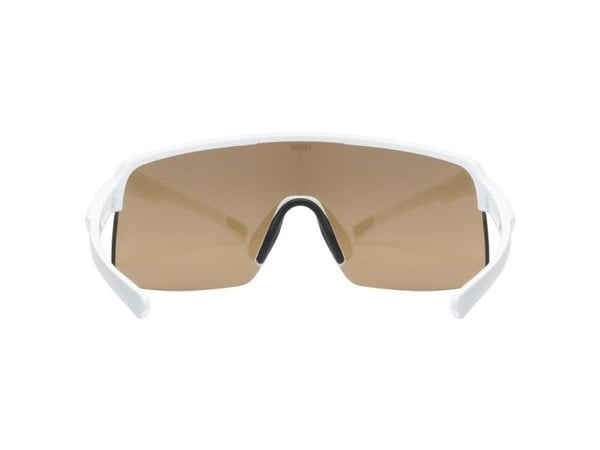 Uvex dyrt, Multisportglasögon, Unisex, Delvis båglösa, Vit, Guld