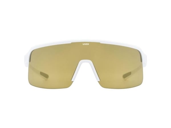 Uvex dyrt, Multisportglasögon, Unisex, Delvis båglösa, Vit, Guld