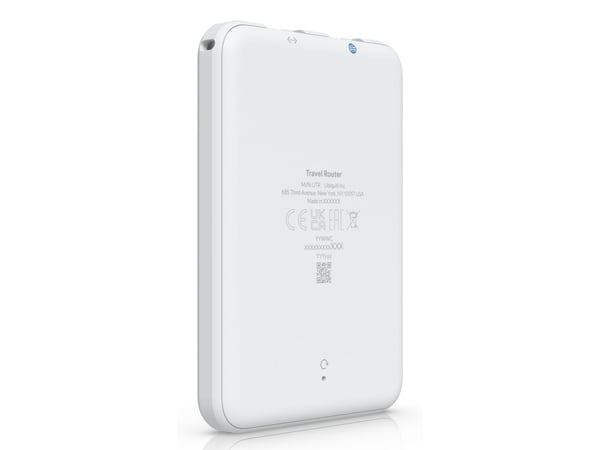 Ubiquiti UniFi UTR, Wi-Fi 5 (802.11ac), Dual-band (2,4 GHz / 5 GHz), Nätverksansluten (Ethernet), Vit, Bärbar router