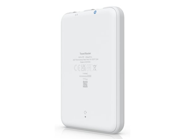 Ubiquiti UniFi UTR, Wi-Fi 5 (802.11ac), Dual-band (2,4 GHz / 5 GHz), Nätverksansluten (Ethernet), Vit, Bärbar router