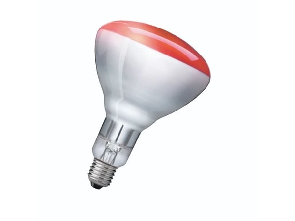 Philips InfraRed Industrial Heat - Infrarødt glødelampesøkelys - form: BR125 - E27 - 250 W - rødt lys - rød
