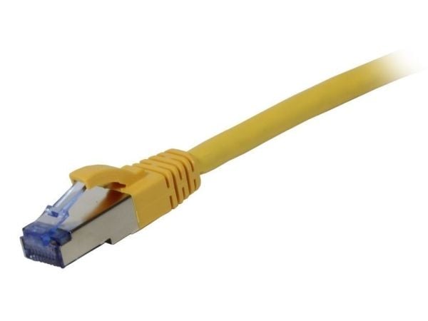 Korkabel RJ45 CAT6A 500Mhz 025m gul SSTPSFTP AWG26 LSZH Synergy 21