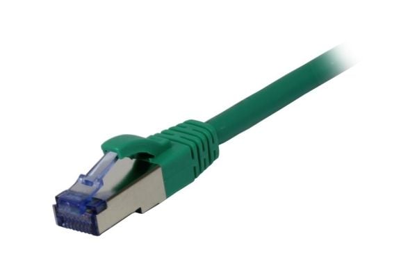 Patchkabel RJ45 CAT6A 500 MHz 3 m grønn SSTPSFTP AWG27 LSZH Synergy 21