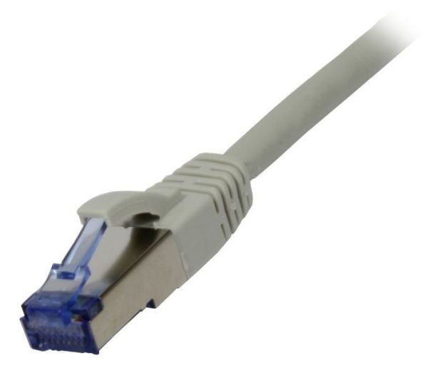 Liitäntäjohto RJ45 CAT6A 500Mhz CAT6A 2m harmaa SSTPSFTP AWG26 LSZH Synergy 21