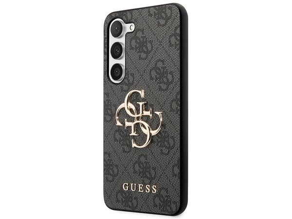 Guess GUHCS23S4GMGGR S23 S911 harmaa/harmaa kovakotelo 4G iso metallilogo