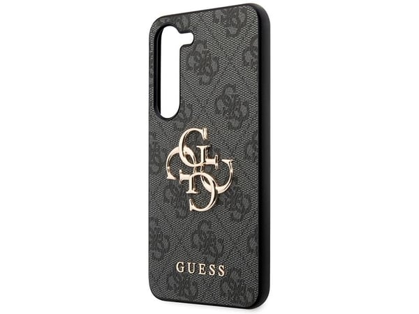 Guess GUHCS23S4GMGGR S23 S911 grå/grå hardcase 4G Big Metal Logo