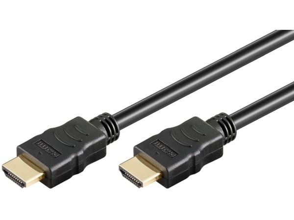 Goobay 61161, 5 m, HDMI Type A (Standard), HDMI Type A (Standard), 3D, 18 Gbit/sek., Svart