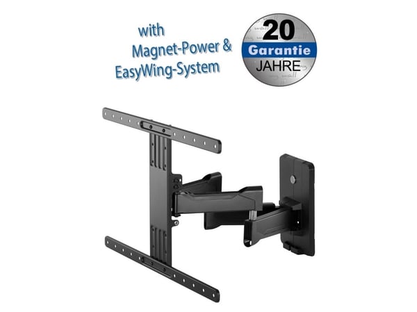MyWall elegant väggfäste med dubbelarm upp till 80" / 45 kg / VESA 600 x 400