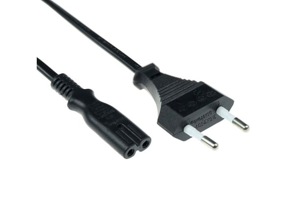 ACT AK5242 strömkabel schwarz 3 m CEE7/16 C7-koppling