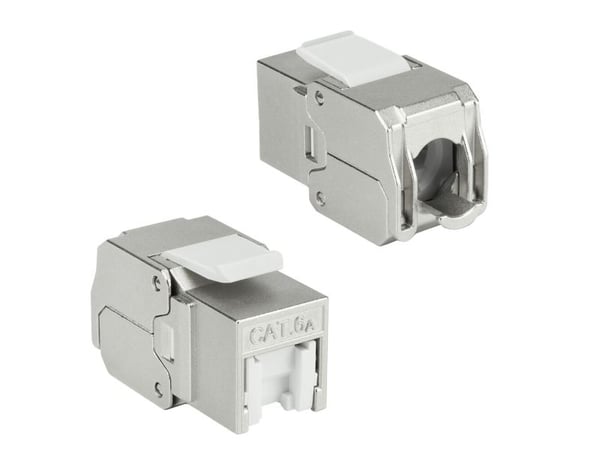 ACT Keystone Jack RJ45 CAT6A Shielded toolless with shutter