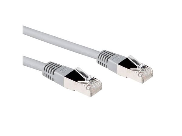 Grå 10 meter LSZH U/UTP CAT5E patchkabel med RJ45-kontakter