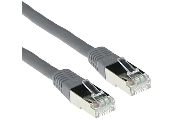 Grå 20 m LSZH F/UTP CAT5E patchkabel med RJ45-kontakter