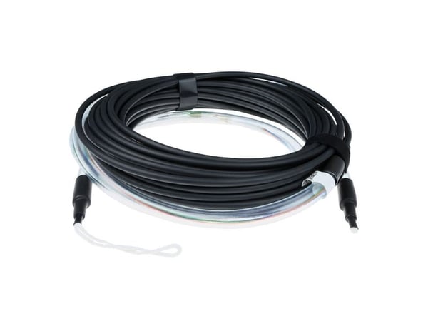 ACT 300 meter Multimode 50/125 OM3 indoor/outdoor cable 8 fibers with LC connectors. 8xlc-8xlc 50/125 om3 lt 300m (RL4230)