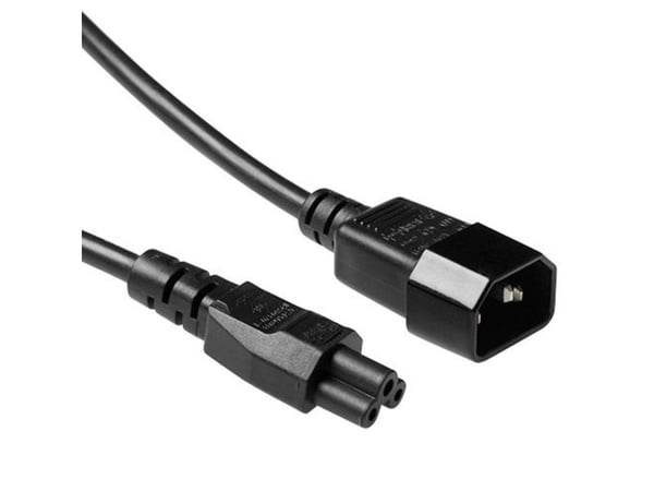 Nätkabel C14 till C5 svart 3 m