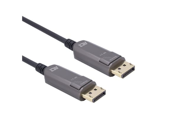 10 meter 8K DisplayPort 2.1 DP40 UHBR10 LSZH aktivt optisk kabel (AOC)
