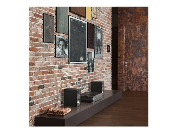 Klipsch Reference Series R-40PM - Skjermhøyttalere - trådløs - Bluetooth - 70 watt (Total) - toveis - svart