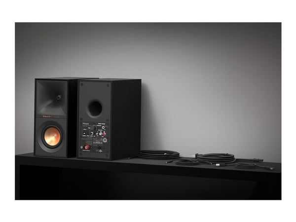 Klipsch Reference Series R-40PM - Skjermhøyttalere - trådløs - Bluetooth - 70 watt (Total) - toveis - svart