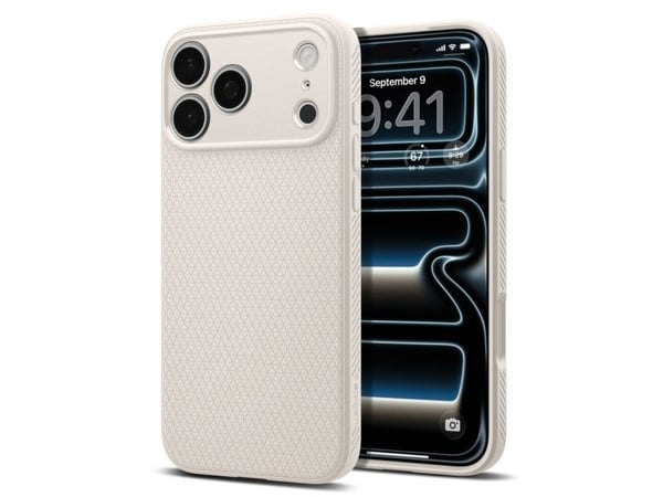 Spigen ACS10334, Suojus, Apple, iPhone 17 Pro, 16 cm (6.3"), Titaani