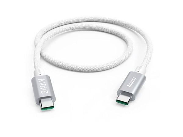 Hama Full-Featured, 1,5 m, USB C, USB C, USB 3.2 Gen 1 (3.1 Gen 1), 5 Gbit/s, Hvit