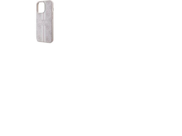 Guess GUHMP13XP4RPSP iPhone 13 Pro Max 6,7" rosa/rosa hårdskal 4G tryckta ränder MagSafe