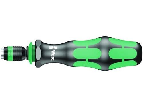 Wera 817 R Bits-håndtak med Rapidaptor Quick Change, 33 mm, 13,3 cm, 33 mm, 94 g, svart, grønn