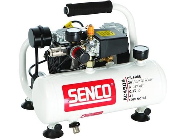 Sprężarka SENCO Silent luftkompressor 4 l, AC4504, SENCO