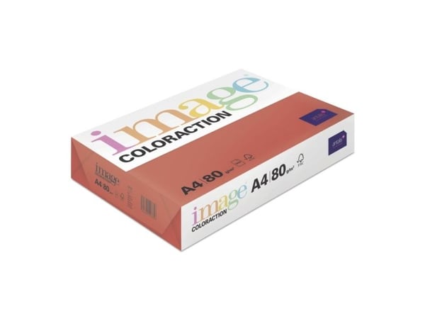 Kopipapir Image Coloraction A4 80g Chile Deep Red 500ark/pkt - (500 ark pr. pakke)