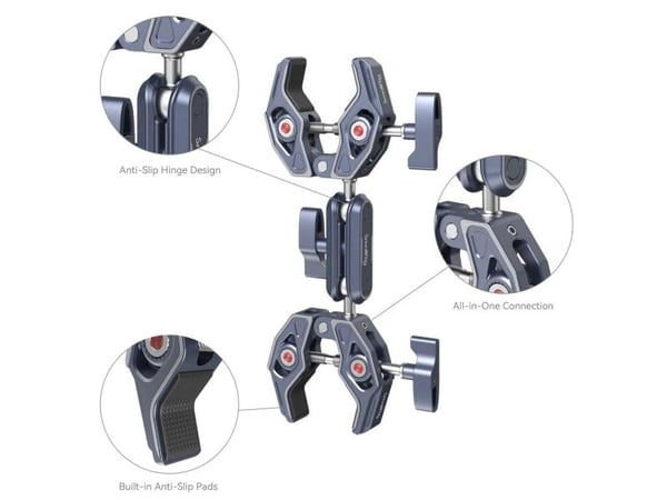 SmallRig 4103B, Digitaalikamera, Musta, Alumiini, Ruostumaton teräs, 1/4", 6,5 cm, 6 cm, 6 cm