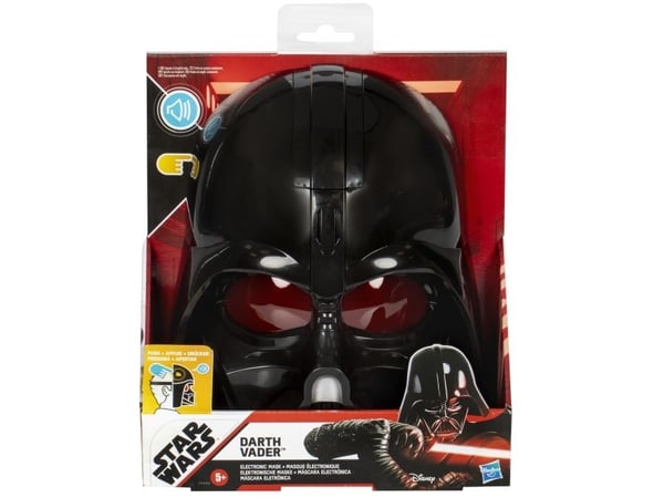 Star Wars Elektronisk Darth Vader-mask, Barn, Ansiktsmask, 5 År, Film