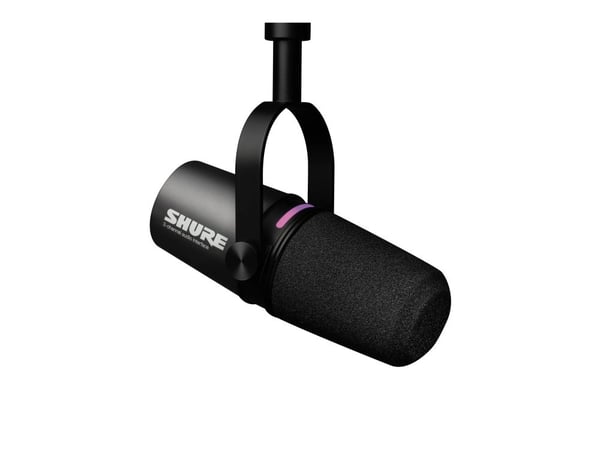 Shure MV7I mikrofon svart studiomikrofon