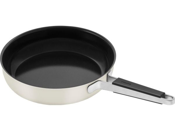 ZWILLING Pure Stekpanna, 28 cm, 18/10 Rostfritt stål, Keramisk non-stick-beläggning