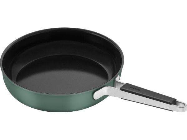 ZWILLING Pure stekepanne, 28 cm, 18/10 rustfritt stål, keramisk non-stick-belegg
