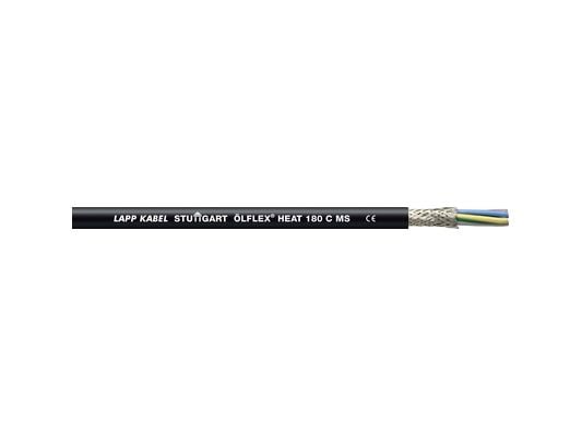 LAPP ÖLFLEX® HEAT 180 C MS Korkean lämpötilan kaapeli 7 G 1 mm² Musta 46712-100 100 m