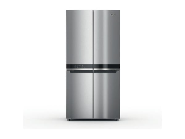 Whirlpool WQ9 U3L EF, Frittstående, Amerikansk dør, Rustfritt stål, 4 dører, Berøringskontroll, På dør