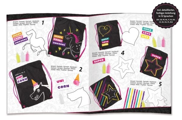 Fashion Unicorn ryggsäck, design-själv-ryggsäck
