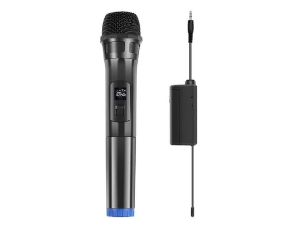 UHF trådlös dynamisk mikrofon PULUZ PU628B 3,5 mm (svart)