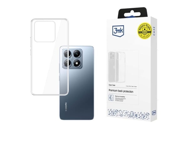 3MK Clear Case, Etui, Xiaomi, 14T, 16,9 cm (6.67"), Gjennomsiktig