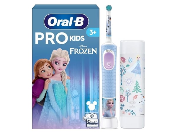 Oral-B Vitality Pro Frozen, Aikuinen, Pyörivä/värähtelevä hammasharja, Pulssi, Musta, Harmaa, 2 min, Musta